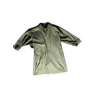 Vintage Burberrys Trench Coat Nova Check Lining Wool Collar Khaki Men’s 42R